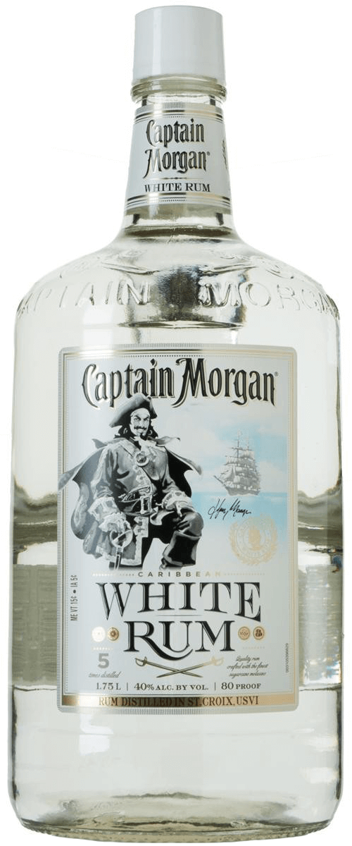 tobacco white rum Captain Morgan White Rum 1.75L – Mission Liquor