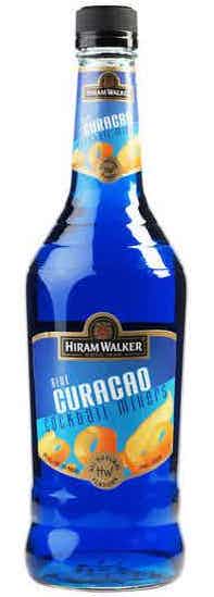 Hiram Walker Blue Curacao 1L