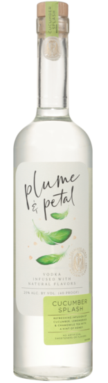 Plume & Petal Cucumber Splash Vodka 750ml