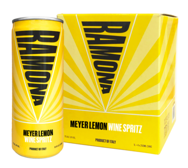 Ramona Organic Lemon Wine Spritz 4pk
