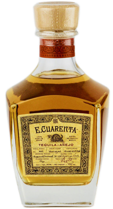 E Cuarenta Tequila Anejo 750ml – Mission Wine & Spirits