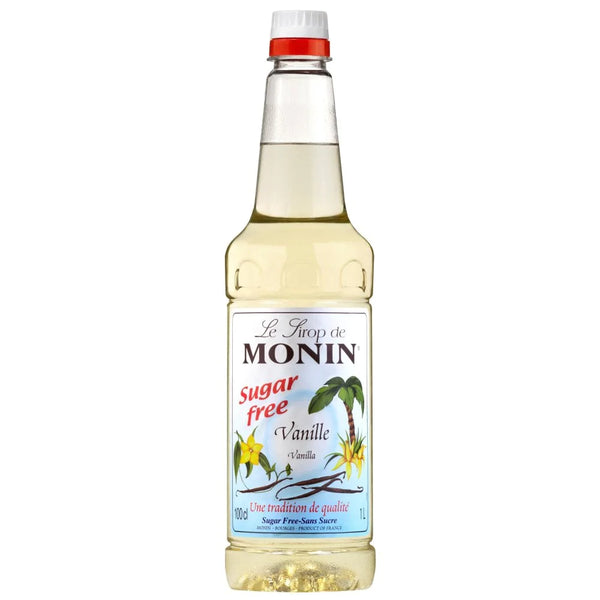 Monin Vanilla Syrup Sugar Free 1L