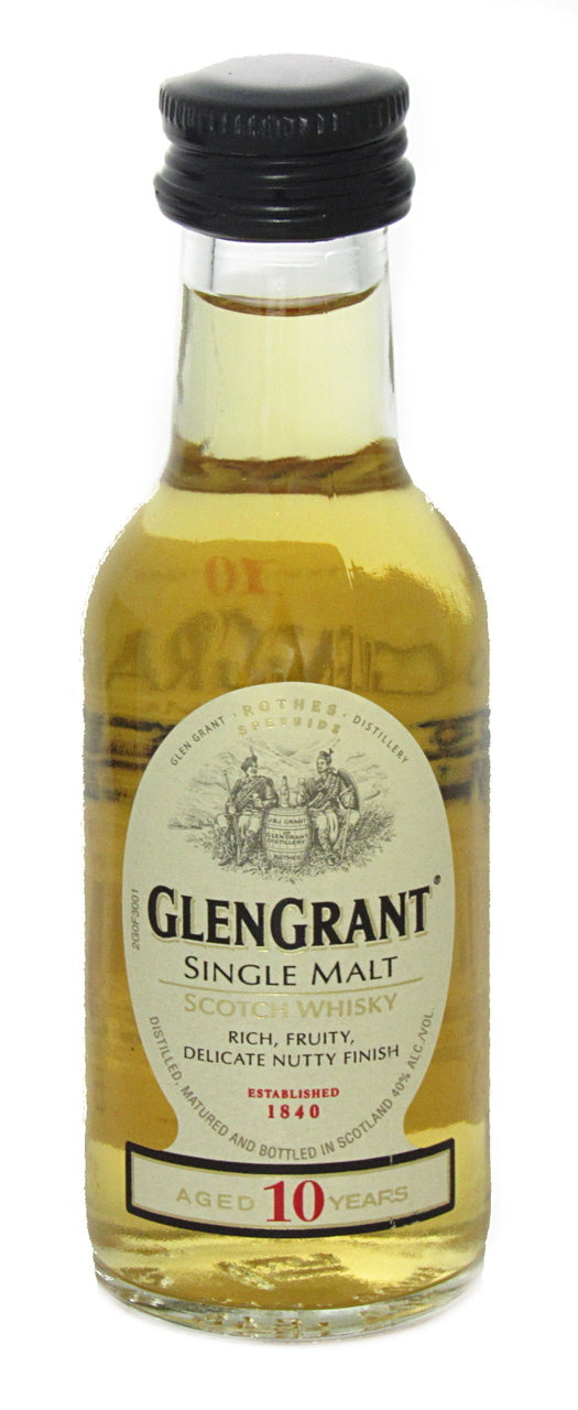 Glen Grant 10 Year Old Single Malt Whisky 50ml – Mission Liquor