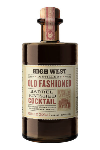 High West Old Fashioned Barrel Finished Cocktail 750ml