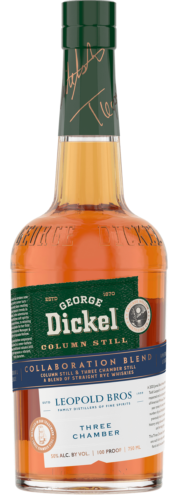 George Dickel x Leopold Bros Collaboration Blend Rye Whiskey 750ml
