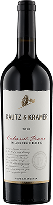 Kautz & Kramer Cabernet Franc Sheldon Ranch Block 72 Lodi 2018 750ml