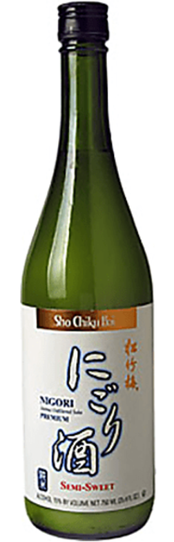 Sho Chiku Bai Junmai Semi Sweet Nigori 750ml