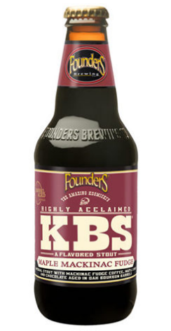 Founders KBS Maple Mackinac Fudge Stout 12oz Btl