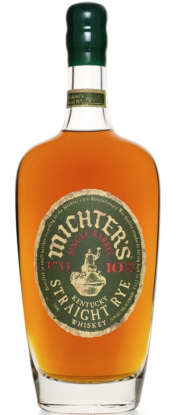 Michter's Single Barrel Rye Whiskey 10 Year Old 750ml