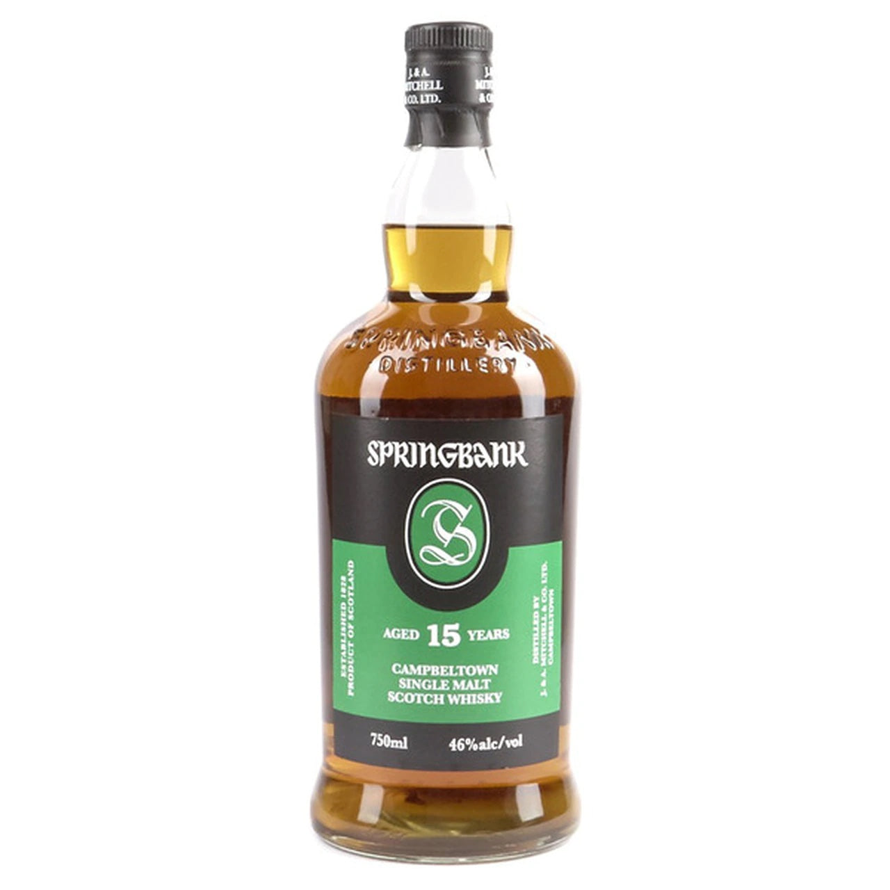 SPRINGBANK 15年 シングルモルトウイスキー 700ml Springbank 15 Year Old Single Malt Whisky 700ml – Mission