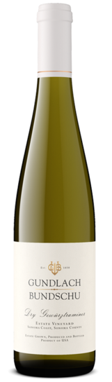 Gundlach Bundschu Estate Dry Gewurztraminer 2022 750ml