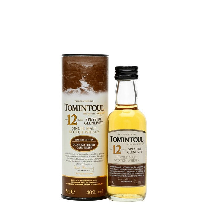 Tomintoul Single Malt Scotch 12 Year Old 50ml – Mission Liquor