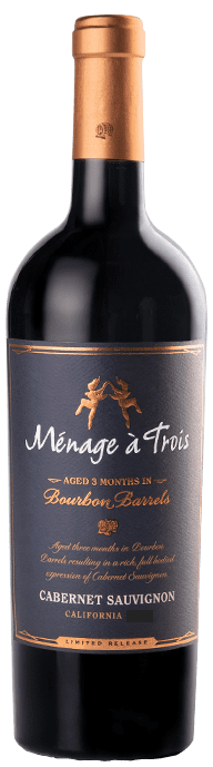 Menage A Trois Bourbon Barrel Cabernet Sauvignon 750ml