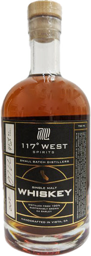 117 West Spirits Single Malt Whiskey 750ml-0