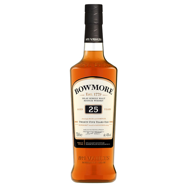 Bowmore 25 Year Old Single Malt Whisky 750ml – Mission Liquor