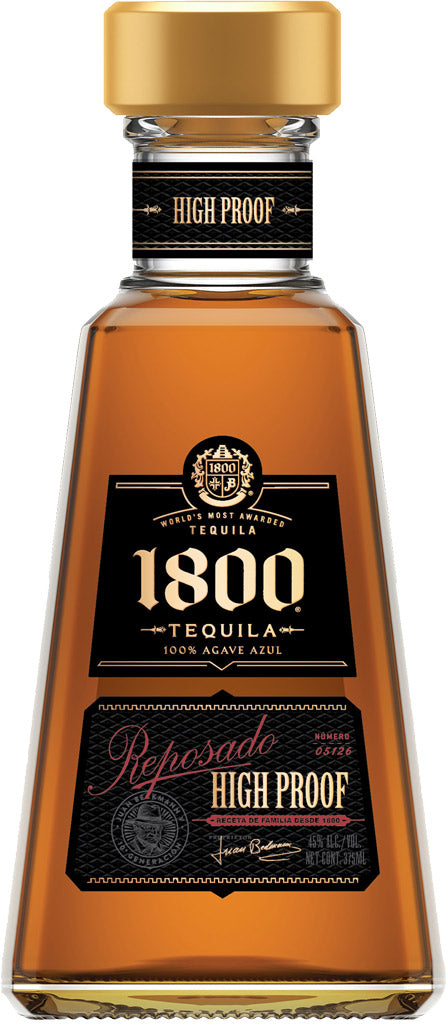 1800 Reposado 90 High Proof Tequila 375ml-0