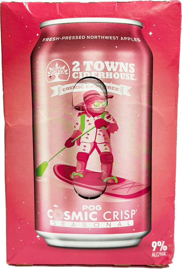 2 Towns Ciderhouse POG Cosmic Crisp Cider 6pk Cans-0