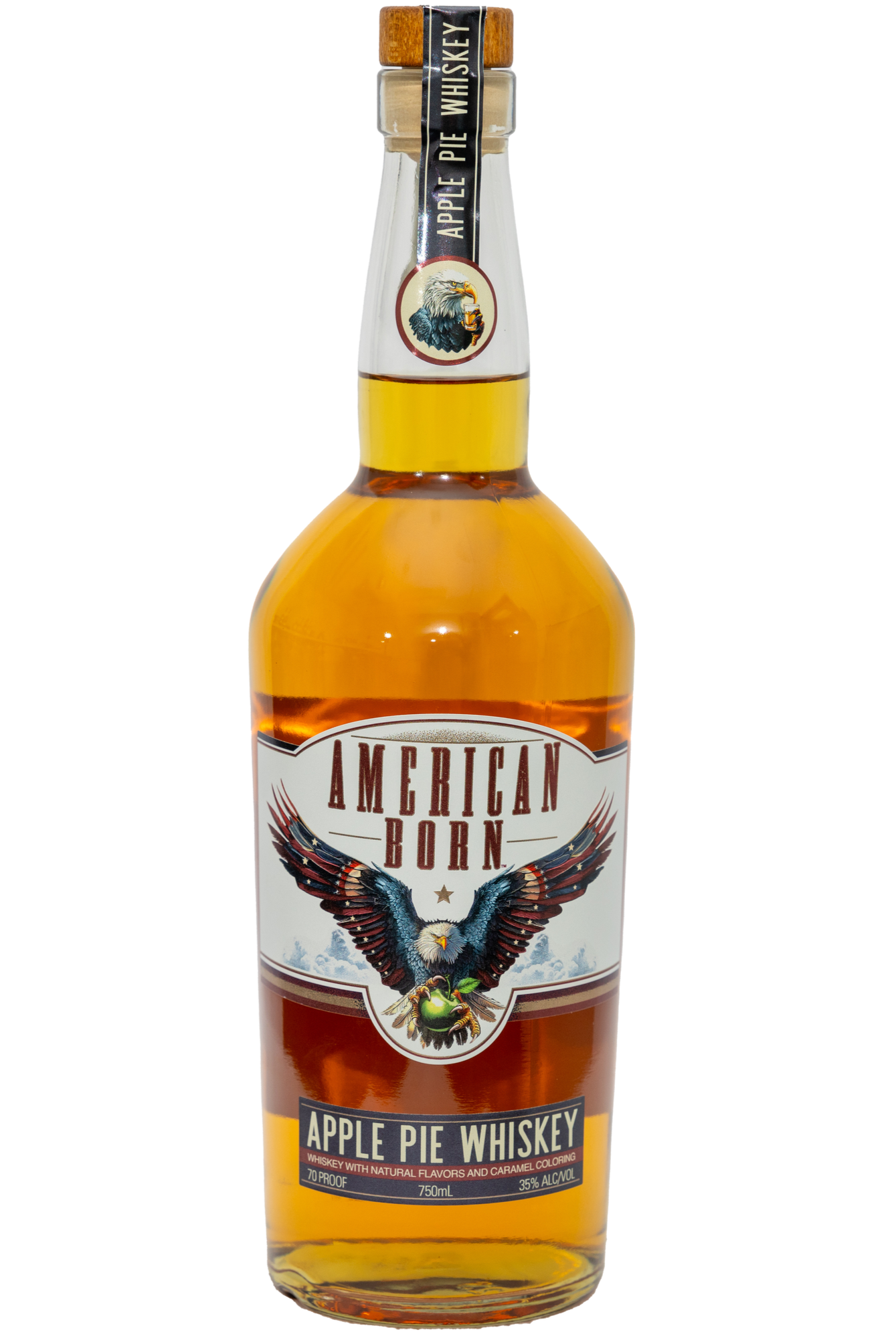 American Born Apple Whiskey 750ml-0
