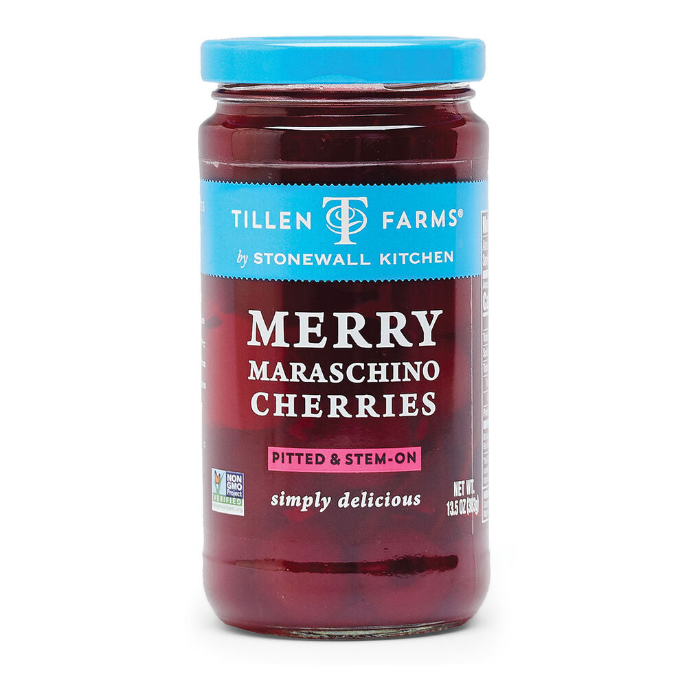 Tillen Merry Stem-On Maraschino Cherries 13.5oz-0