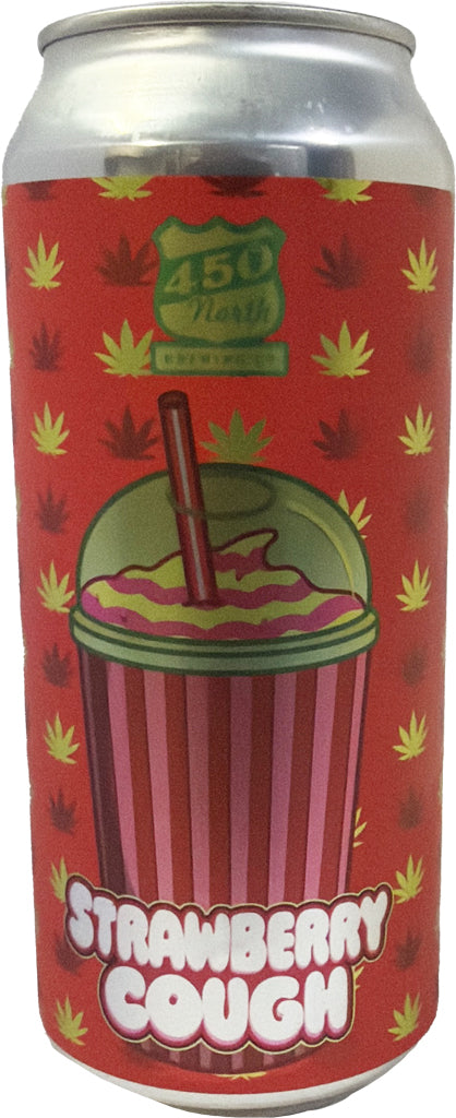 450 North Strawberry Cough Smoothie Sour 16oz Can-0