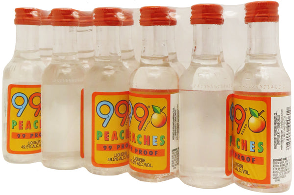 99 Peaches Schnapps 50ml 12pk – Mission Liquor