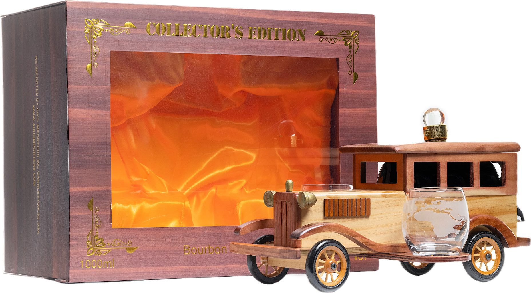 Antique Car Collector's Edition Bourbon Whiskey 1L-0