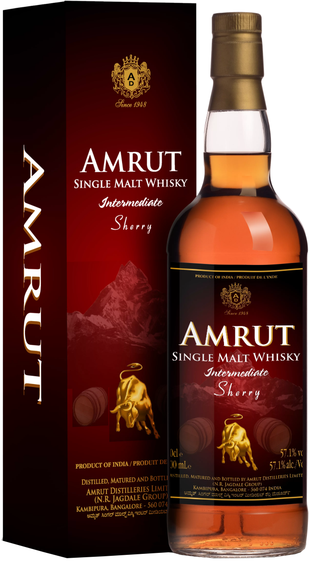Amrut Single Malt Intermediate Sherry 750ml-0