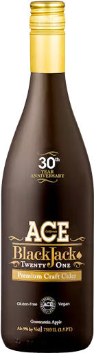 Ace 30th Anniversary BlackJack 21 Premium Cider 750ml-0