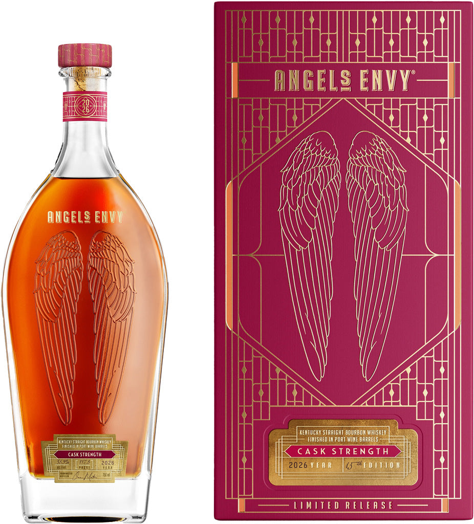 Angel's Envy Bourbon Whiskey Cask Strength Finished in Port Barrel 2026 750ml-0