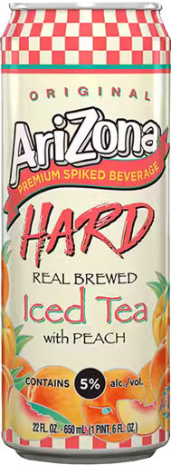 Arizona Hard Peach Tea 22oz-0