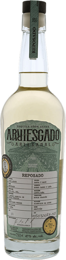 Arriesgado Tequila Reposado 750ml-0