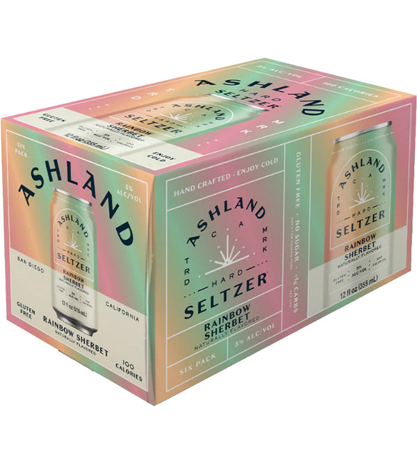 Ashland Hard Seltzer Rainbow Sherbet 6pk Cans