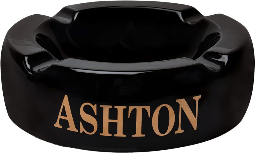 Ashton Large Round Ashtray Black-0