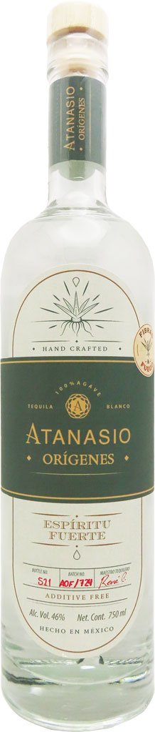 Atanasio Origens Fibras & Fuego Tequila Blanco 750ml-0