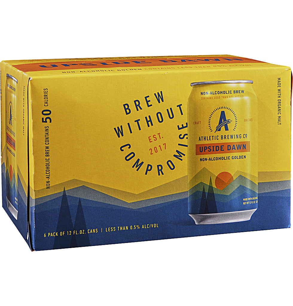 Athletic Non-Alcoholic Upside Dawn Golden Ale 6pk Cans-0