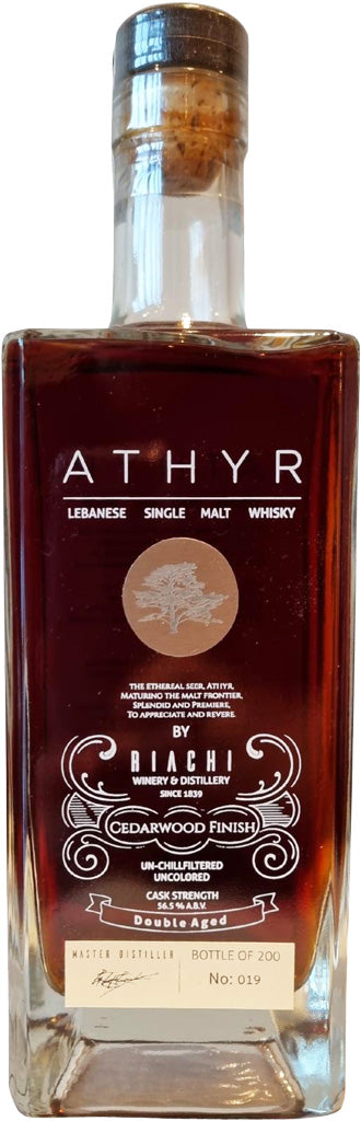 Athyr Cedarwood Finish Lebanese Single Malt Whisky 700ml