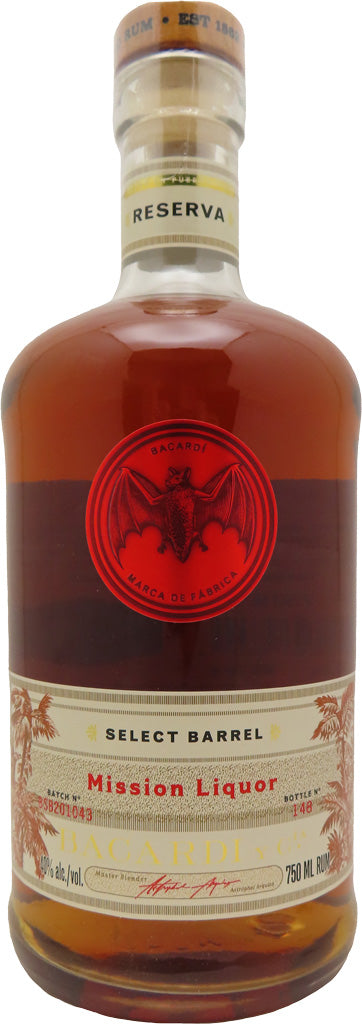 Bacardi Reserva Mission Barrel Select 750ml