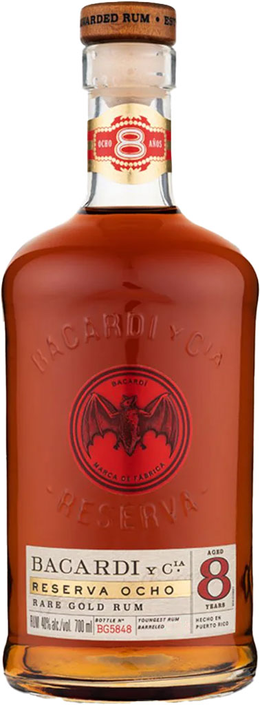Bacardi Reserva Ocho Rum 8 Year Old 750ml-0