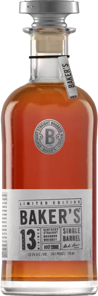 Baker's Bourbon Single Barrel Kentucky Bourbon 13 Year Old 107 Proof750ml-0