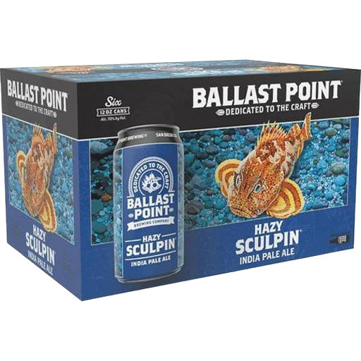 Ballast Point Hazy Sculpin IPA 6pk Cans-0
