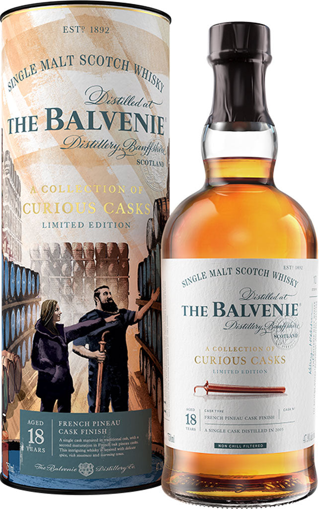 Balvenie A Collection of Curious Casks Limited Edition 18 Year Old French Pineau Cask Finish 750ml-0