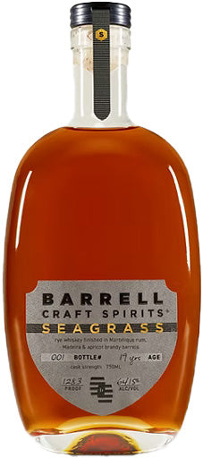 Barrell Craft Spirits Gray Label Seagrass Cask Strength 19 Year Old 750ml-0