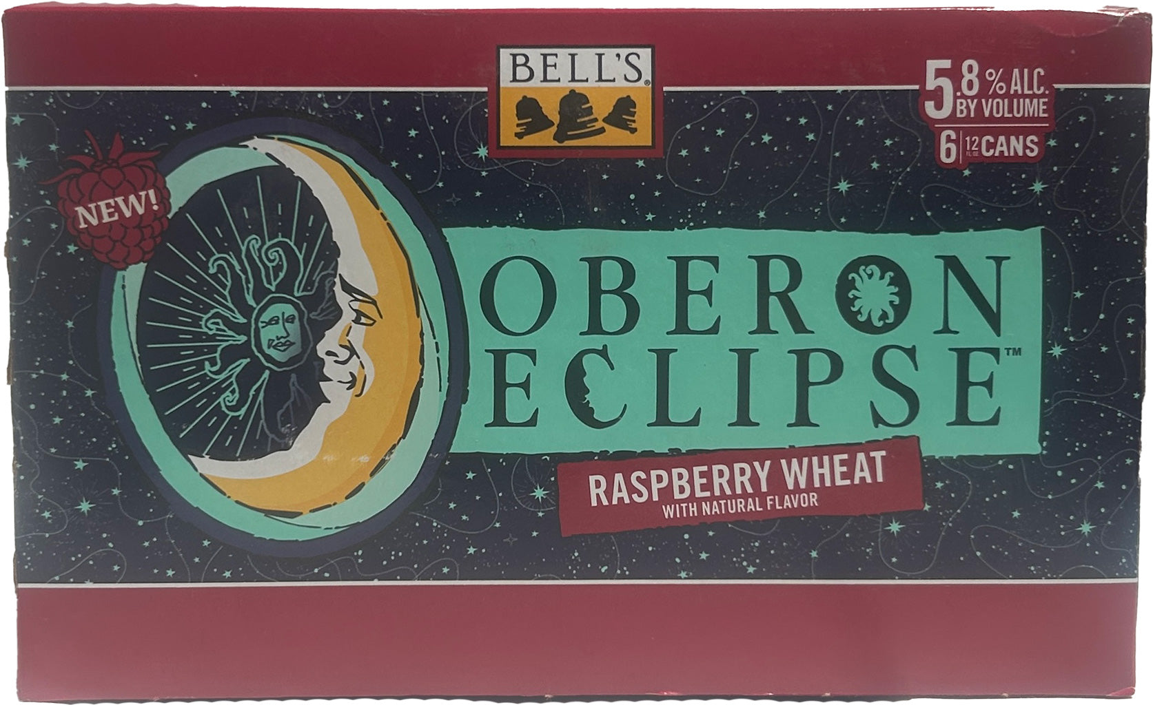 Bell's Oberon Eclipse Raspberry Wheat Ale 6pk Cans-0
