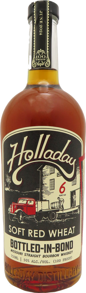Ben Holladay Soft Red Wheat BIB 6 Year Old Missouri Straight Bourbon Whiskey 750ml-0