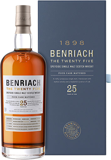 Benriach 25 Year Old Single Malt Whisky 700ml-0