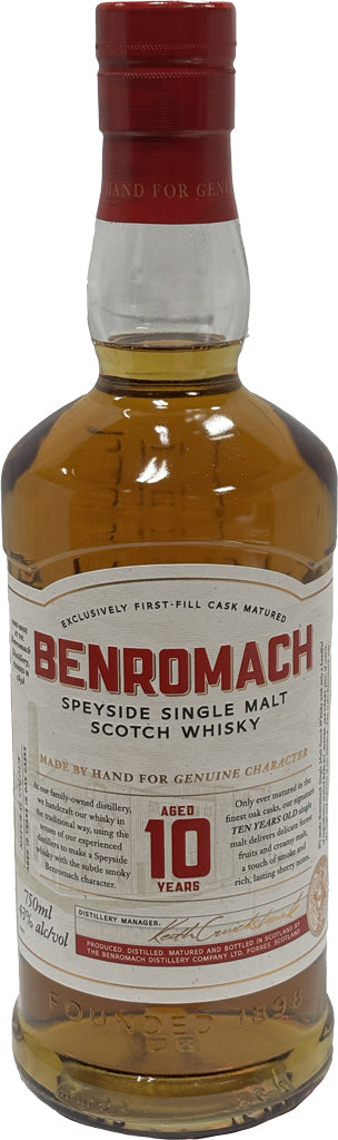 Benromach SIngle Malt Whisky 10 Year Old 750ml-0