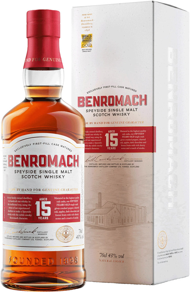 Benromach Single Malt Whisky 15 Year Old 700ml-0
