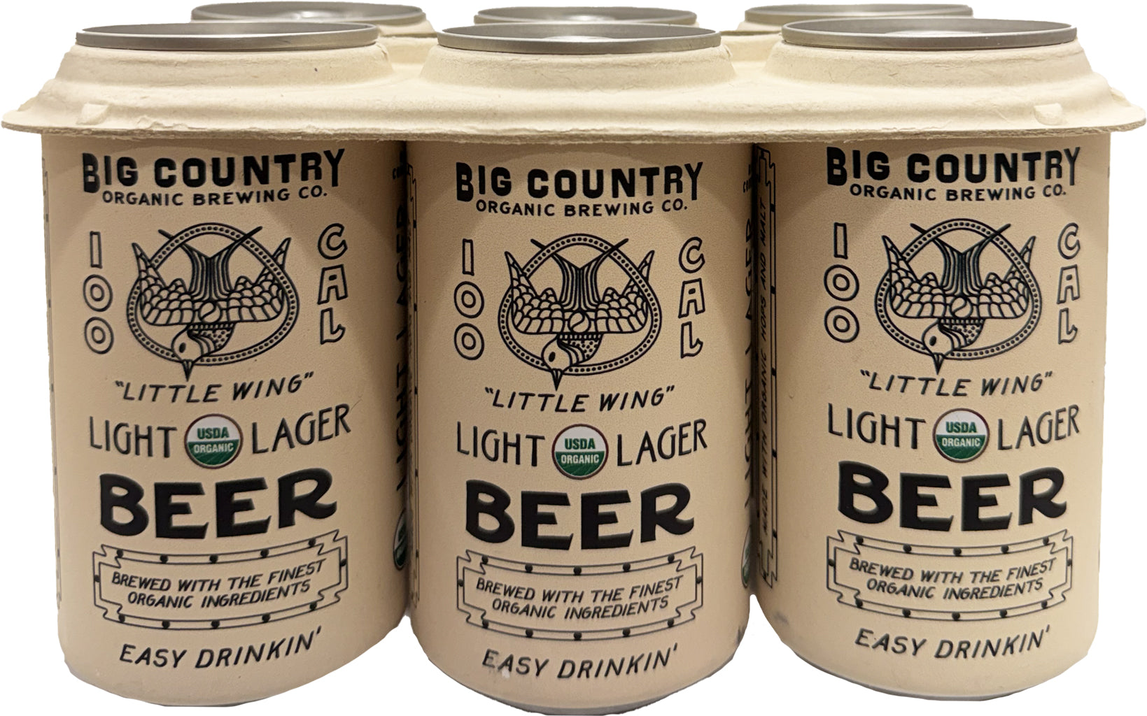 Big Country Lil Wing Light Lager 6pk Can-0