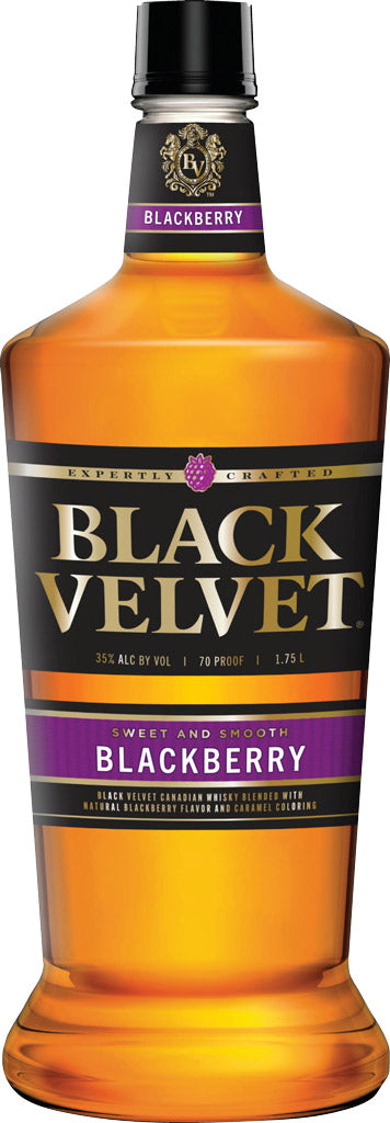 Black Velvet Canadian Whiskey Blackberry 1.75L-0