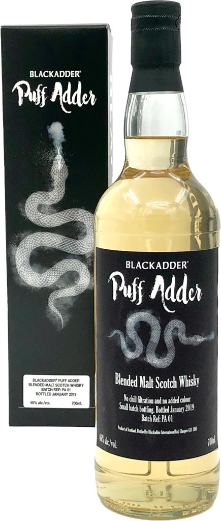 Blackadder Puff Adder PA 01 Blended Malt Scotch Whisky 700ml-0